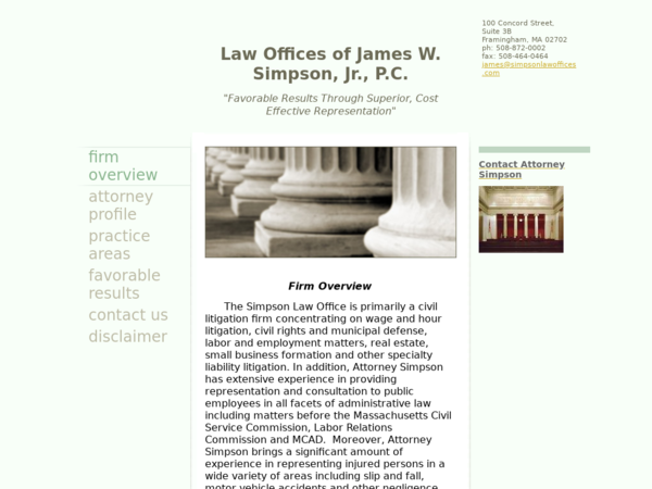 James W Simpson Jr Law Office