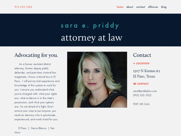 Sara E. Priddy, Attorney at Law