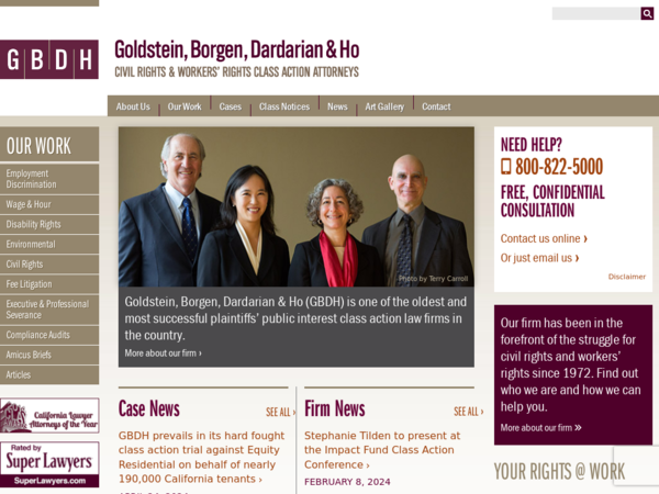 Goldstein Borgen Dardarian & Ho Attorneys