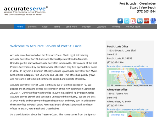 Accurate Serve Port Saint Lucie