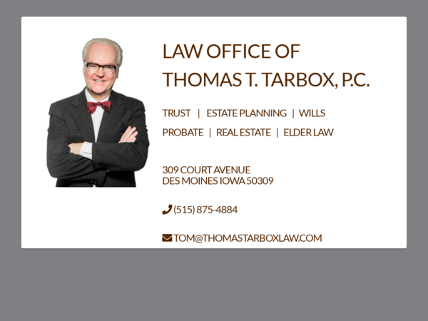 Thomas T Tarbox Law Office