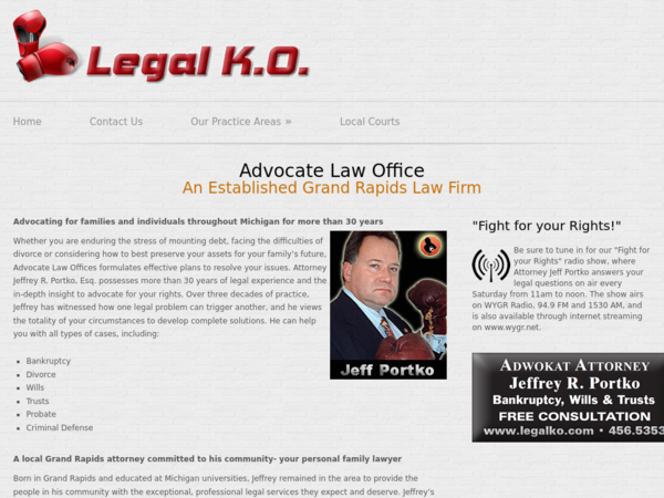 A Advocate Law Offices: Portko Jeffrey R