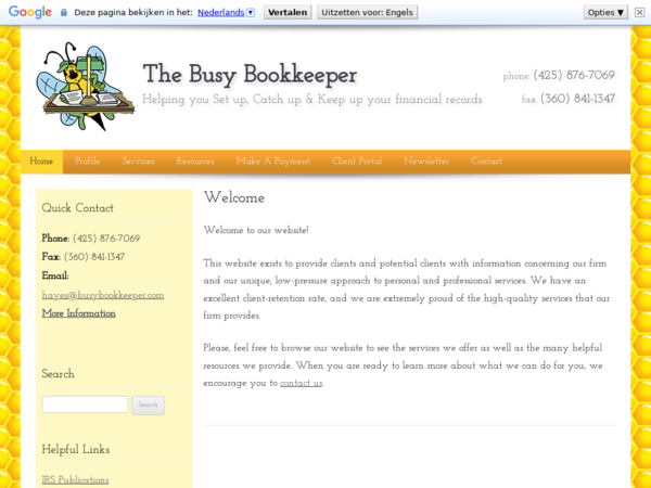 Busy Bookkeeper