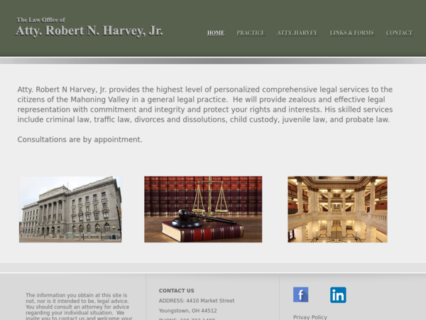 Robert N. Harvey: Attorney at Law