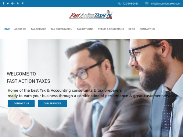 Income Tax Preparation & Filing By Fast Action Tax Consultants