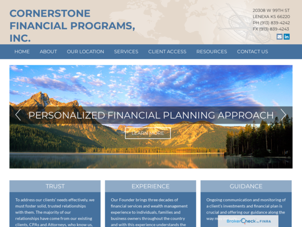 Cornerstone Financial Programs