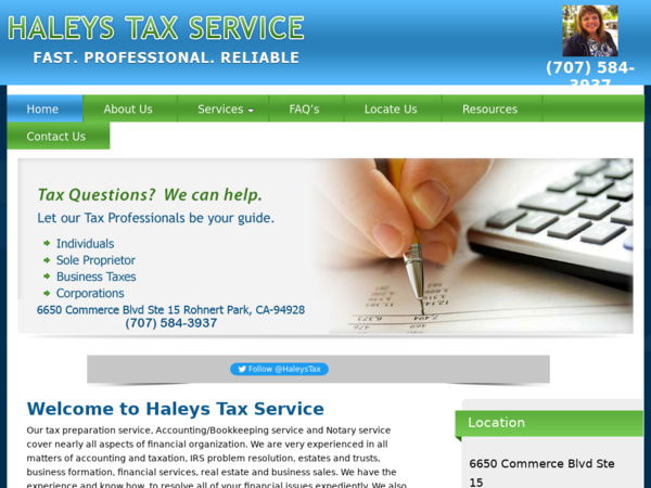 Haley's Tax Services: Caperton Christine