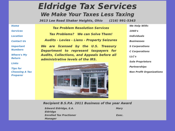 Eldridge Tax Services