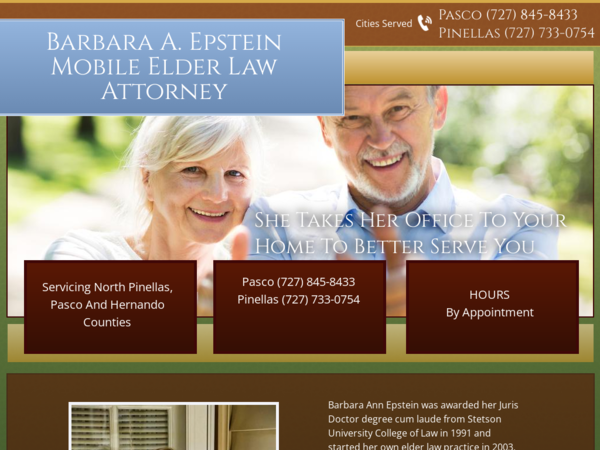 Barbara A Epstein Law Office: Mobile Elder Law Attorney