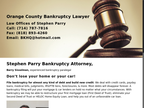 Bankruptcy Specialist Atty