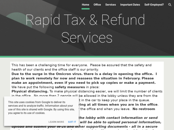 Rapid Tax & Refund Services
