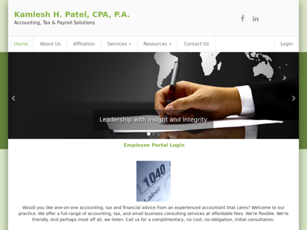 Kamlesh H Patel, CPA