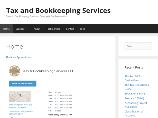 Itax and Bookkeeping Services