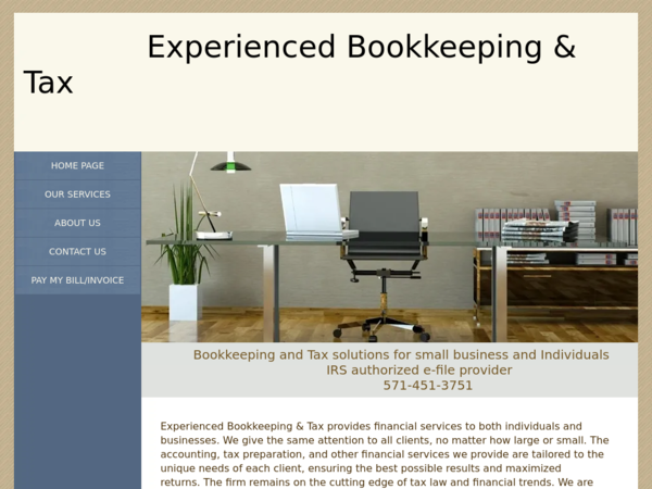 Experienced Bookkeeping & Tax