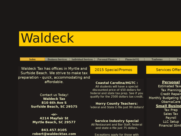 Waldeck Tax