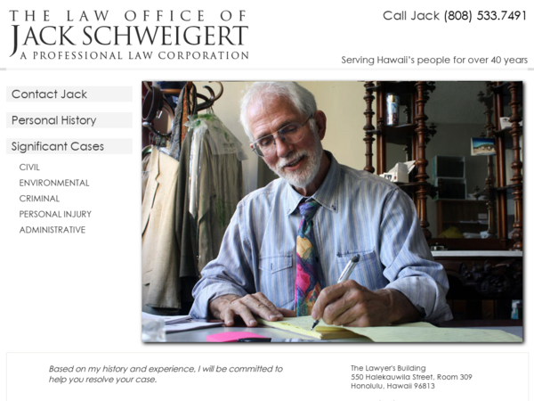 Jack Schweigert, Attorney at Law