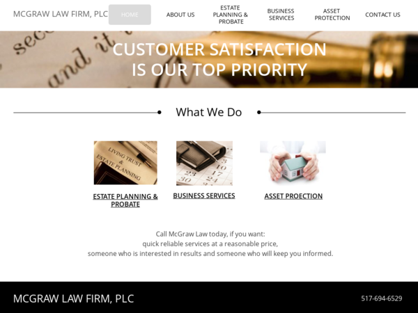 McGraw Law Firm ,plc