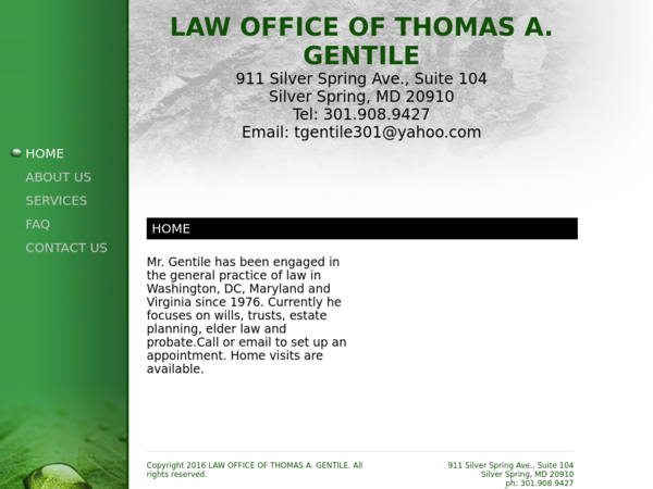 Law Office Of Thomas A. Gentile
