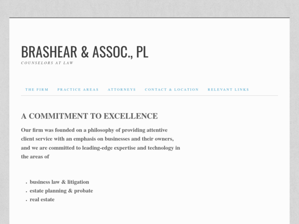 Brashear & Assoc., PL