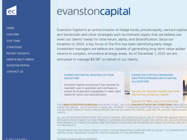 Evanston Capital Management