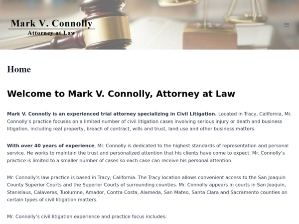 Mark V. Connolly, Attorney at Law