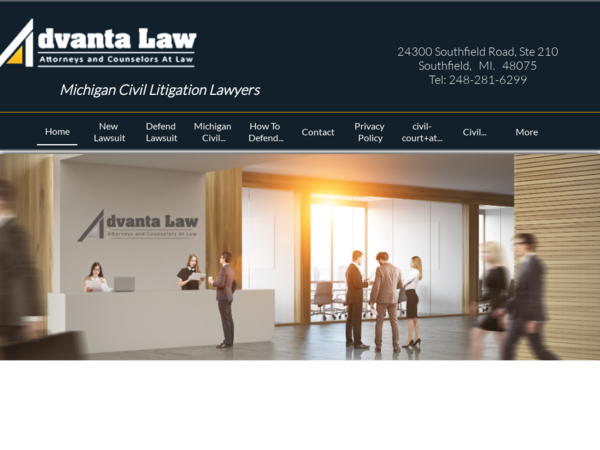 Civil Litigation & Lawsuit Defense Lawyers of Michigan