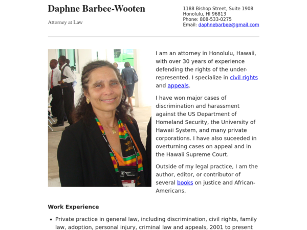 Daphne Barbee Wooten