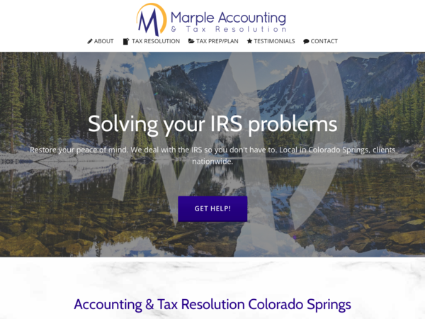 Marple Accounting and Tax Resolution