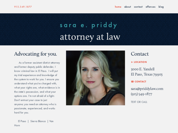 Sara E. Priddy, Attorney at Law