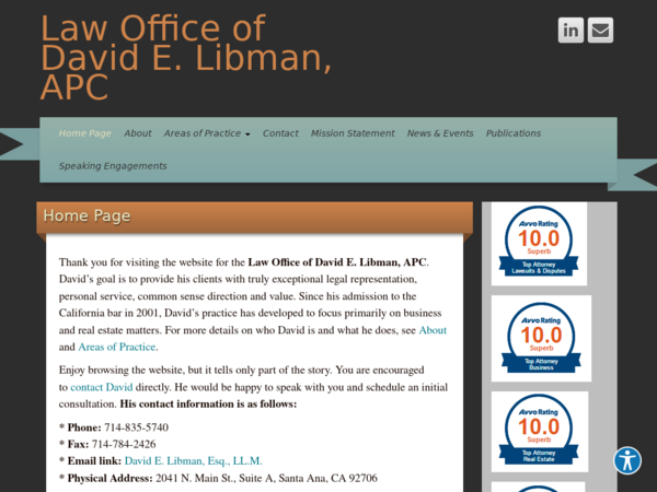 Law Office of David E. Libman