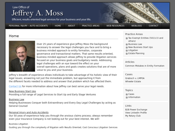Law Office Of Jeffrey A. Moss