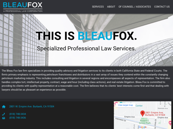 Bleau Fox & Associates