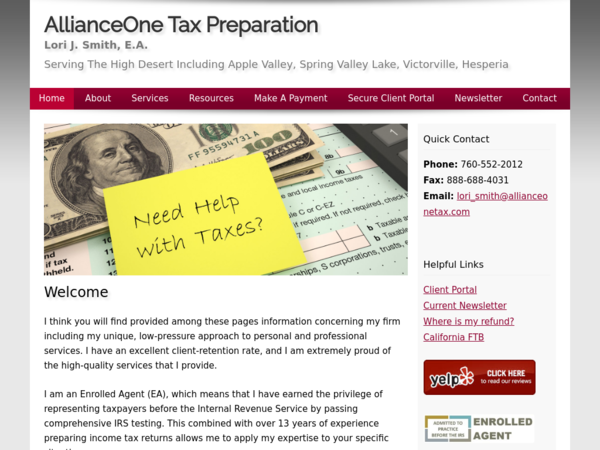 Alliance One Tax Preparation