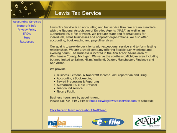 Lewis Accounting & Tax Service