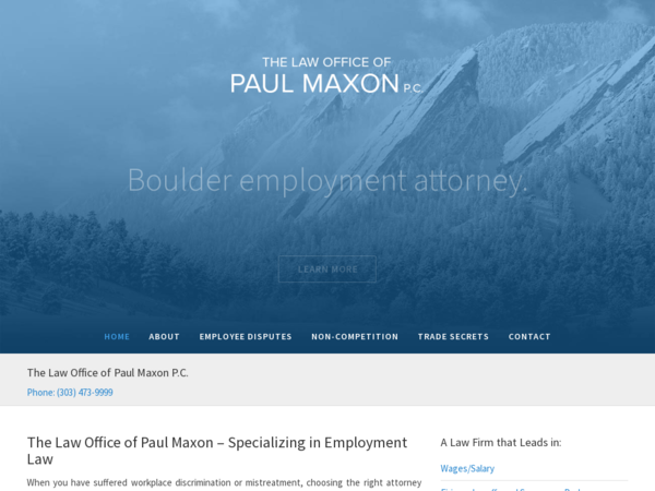The Law Office of Paul Maxon