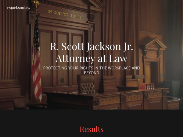 R. Scott Jackson, Jr. Attorney at Law