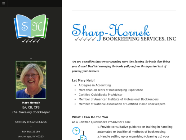Sharp-Hornek Bookkeeping Services