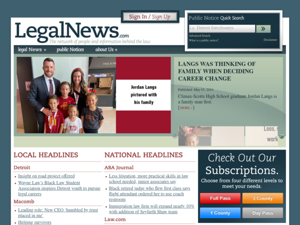 Ingham County Legal News