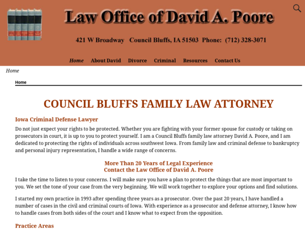 Poore David A. Lawyer