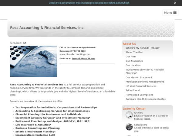 Ross Accounting & Financial Services