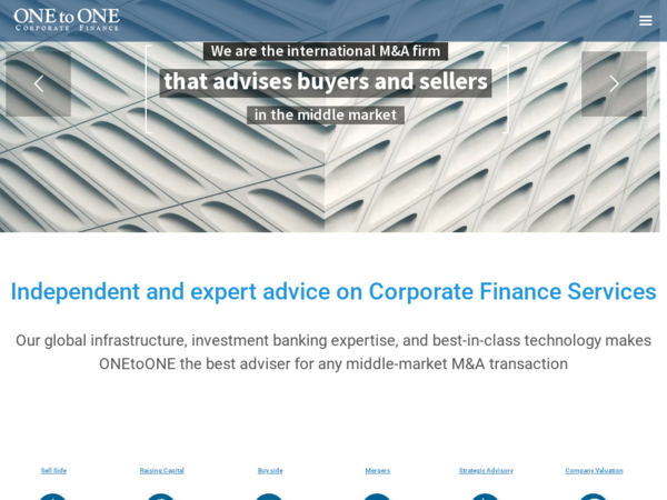 Onetoone Corporate Finance Philadelphia