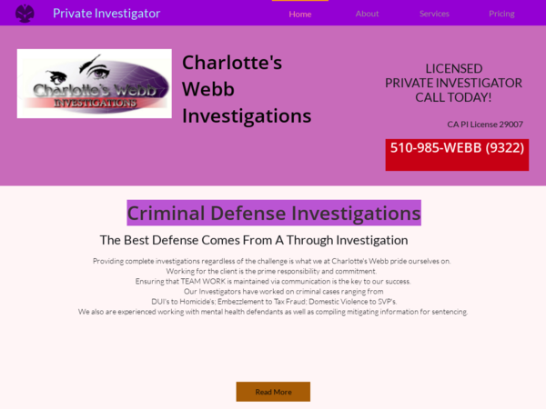 Charlottes Webb Investigations