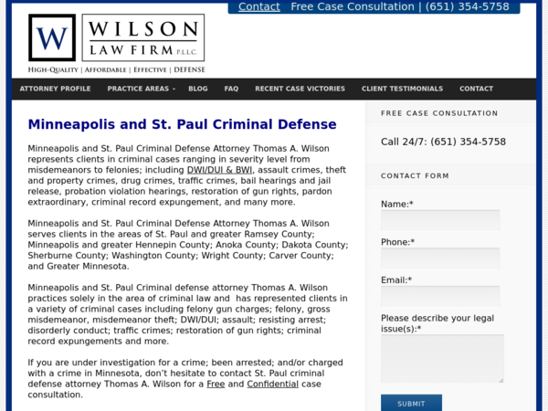Wilson Criminal Law Firm