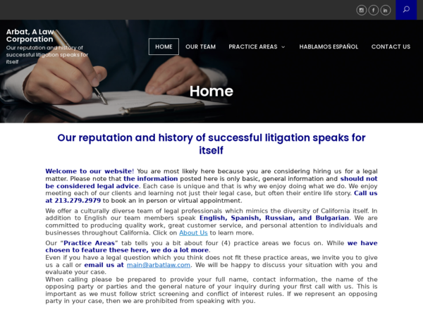 Arbat A Law Corporation