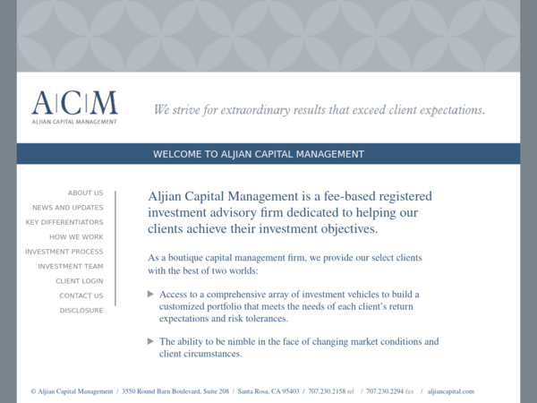 Aljian Capital Management