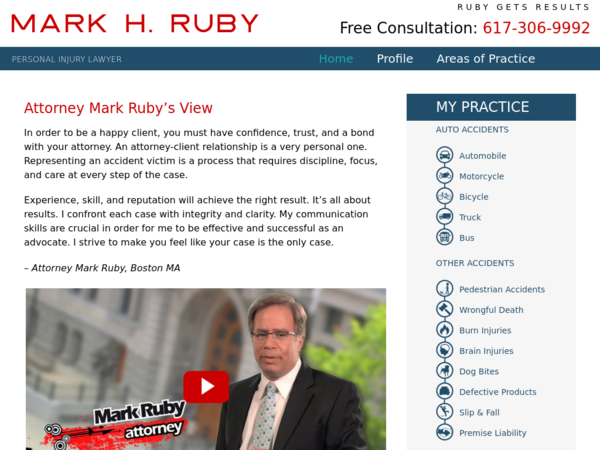 Mark Ruby, Attorney
