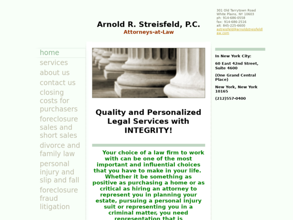 Streisfeld Arnold R
