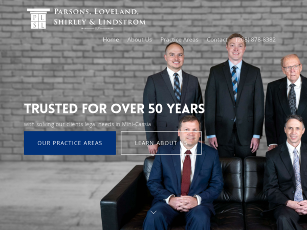 Scott B. Lindstrom : Parsons, Smith, Stone, Loveland & Shirley