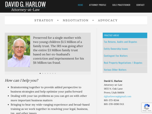 David G Harlow, Attorney-at-Law