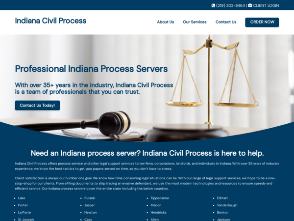 Indiana Civil Process